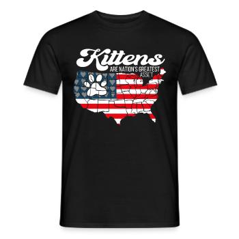 Actifs sarcastiques adorables de citation de chatons - T-shirt homme - noir - Devant - AI Model Male 178 light (178cm)