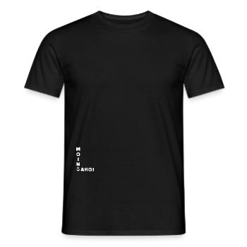 Miesmuschelartwuermchen Moin Anker Ahoi - Männer T-Shirt - Schwarz - Vorne - AI Model Male 178 light (178cm)