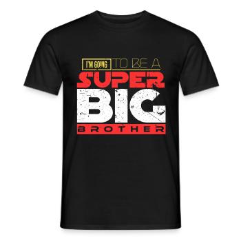 Großer Bruder - Männer T-Shirt - Schwarz - Vorne - AI Model Male 178 light (178cm)