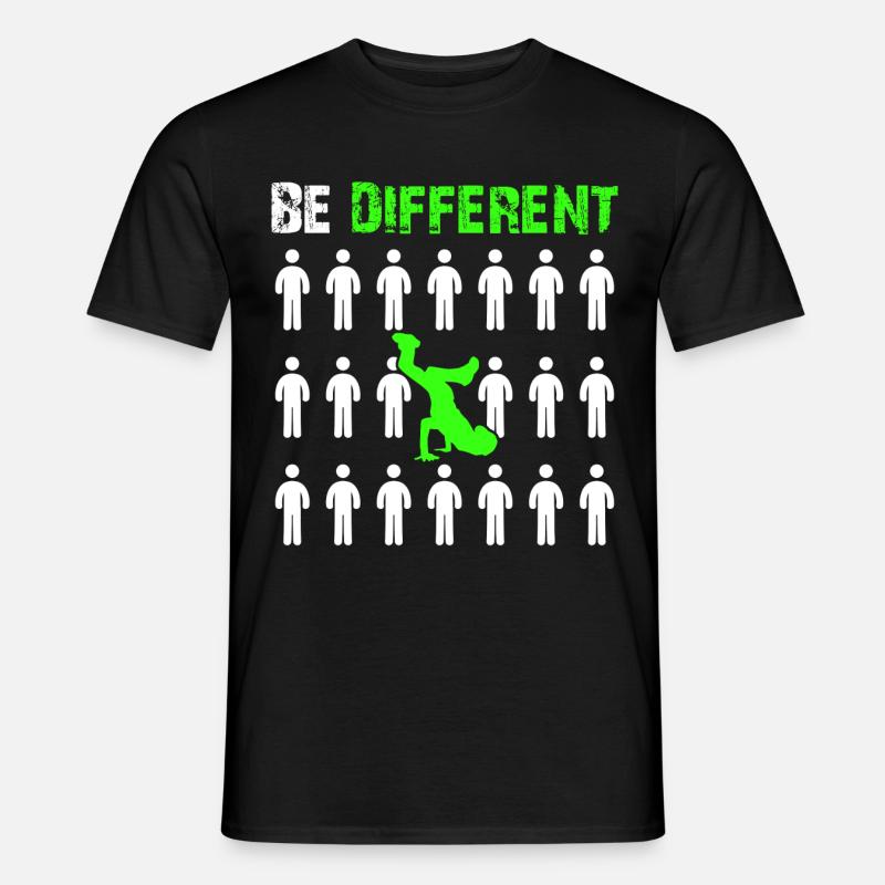 Breakdance - Männer T-Shirt - Schwarz