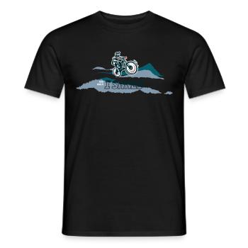 Shred Bike 1 - Männer T-Shirt - Schwarz - Vorne - AI Model Male 178 light (178cm)