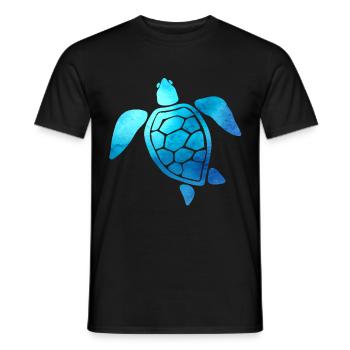 Marine Biology marine biologie océan biobiologiste marin - T-shirt homme - noir - Devant - AI Model Male 178 light (178cm)