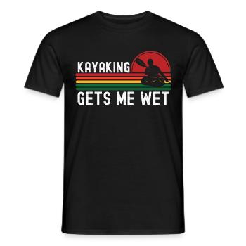 Kayak - T-shirt homme - noir - Devant - AI Model Male 178 light (178cm)