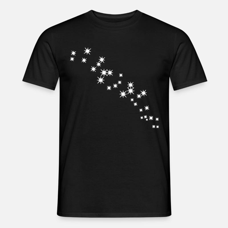 Sternschnuppe - Männer T-Shirt - Schwarz