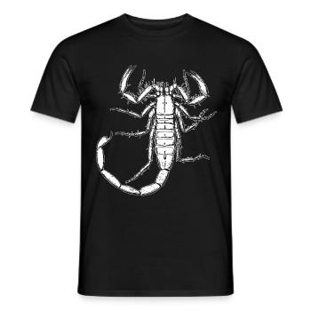 Scorpion animal signe du zodiaque cadeau - T-shirt homme - noir - Devant - AI Model Male 178 light (178cm)