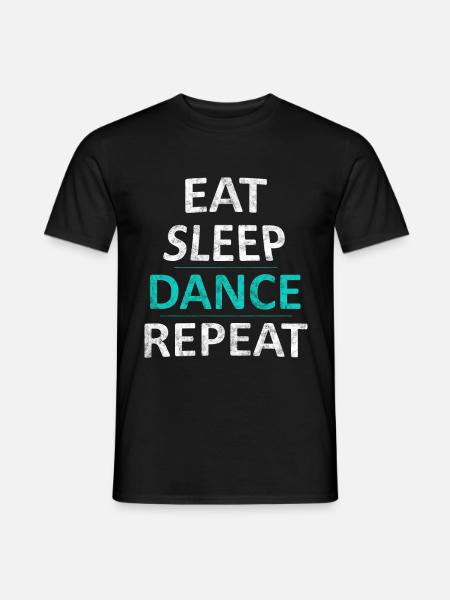 danse - T-shirt homme - noir