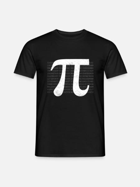 Mathématiques Pi - T-shirt homme - noir