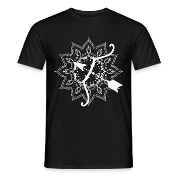 Bow and Arrow / Shooting - Men's T-Shirt - black - Front - AI Model Male 178 light (178cm)