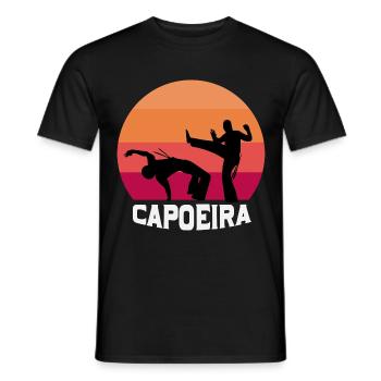 Capoeira brésilienne - T-shirt homme - noir - Devant - AI Model Male 178 light (178cm)
