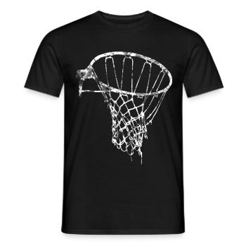 Basket-ball Basketball Basket - T-shirt homme - noir - Devant - AI Model Male 178 light (178cm)