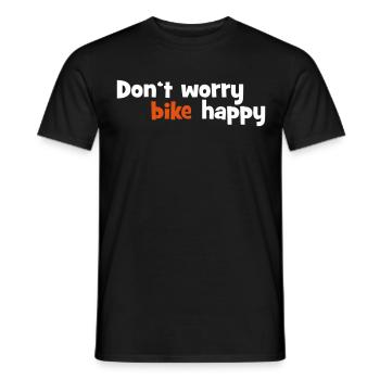 vélo - T-shirt homme - noir - Devant - AI Model Male 178 light (178cm)