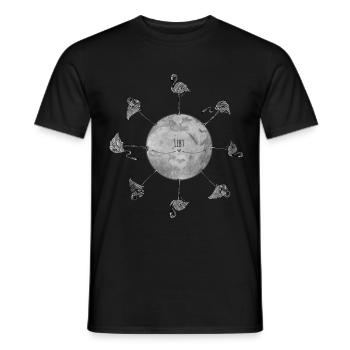 Je suis un flamant, j'ai le droit de ... - T-shirt homme - noir - Devant - AI Model Male 178 light (178cm)