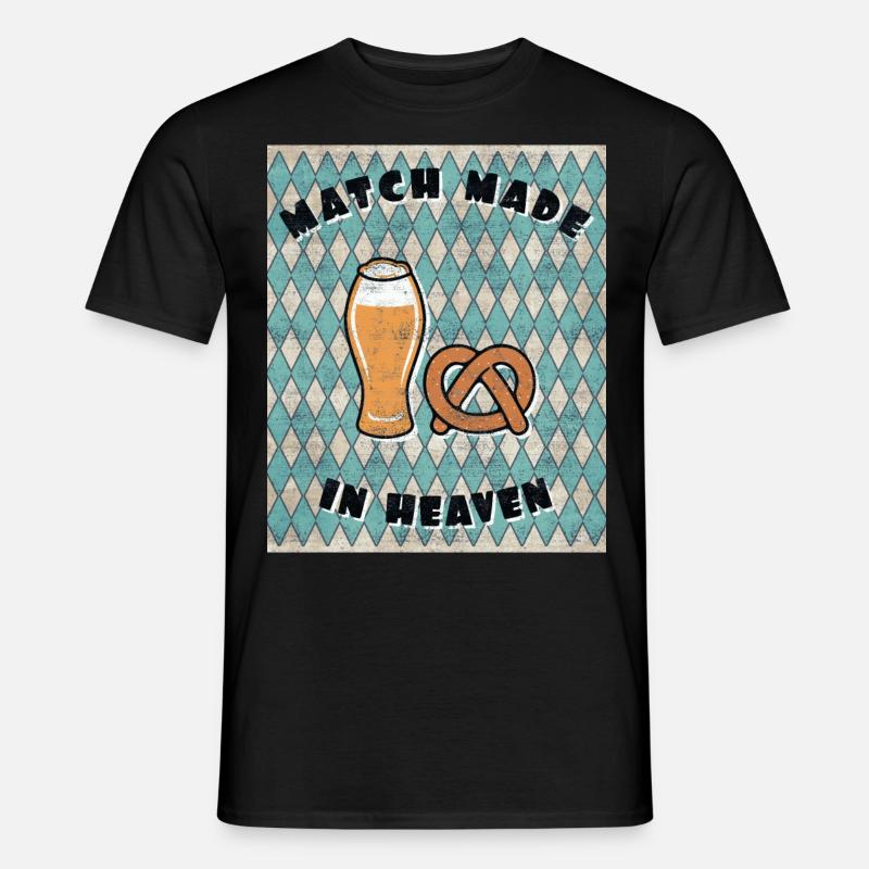 Pretzel gift bakery gift pretzel baker - Men's T-Shirt - black