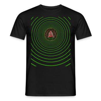 Buddha Energy - Men's T-Shirt - black - Front - AI Model Male 178 light (178cm)