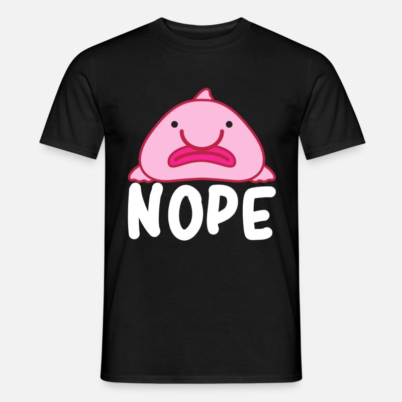 Blobfisch - Männer T-Shirt - Schwarz