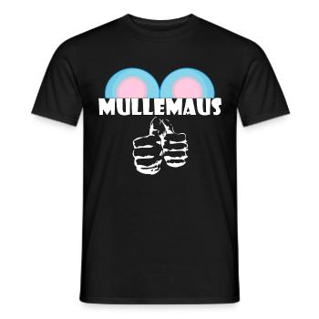 Kosename Mullemaus Geschenkidee - Männer T-Shirt - Schwarz - Vorne - AI Model Male 178 light (178cm)