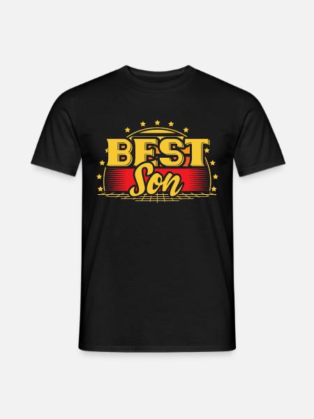 Sohn Geburt Junge Geschenkidee - Männer T-Shirt - Schwarz