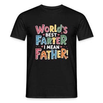 Der beste Vater der Welt, ich meine Vater! - Männer T-Shirt - Schwarz - Vorne - AI Model Male 178 light (178cm)