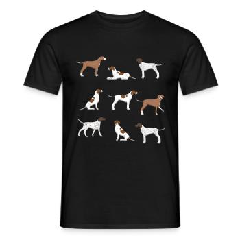 Selection pointer - Men's T-Shirt - black - Front - AI Model Male 178 light (178cm)