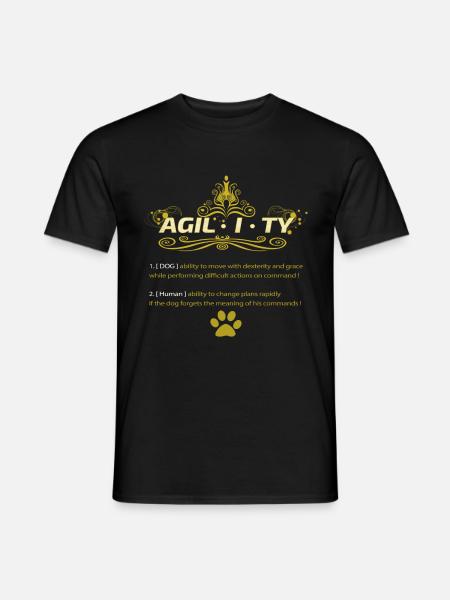 Agil-i-ty.png - Männer T-Shirt - Schwarz