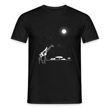 Giraffen Reiter - T-shirt homme - noir - Devant - AI Model Male 178 light (178cm)
