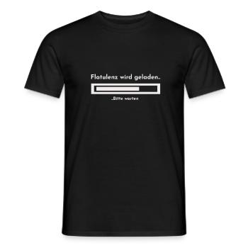Furz wird geladen, Stinken - Männer T-Shirt - Schwarz - Vorne - AI Model Male 178 light (178cm)