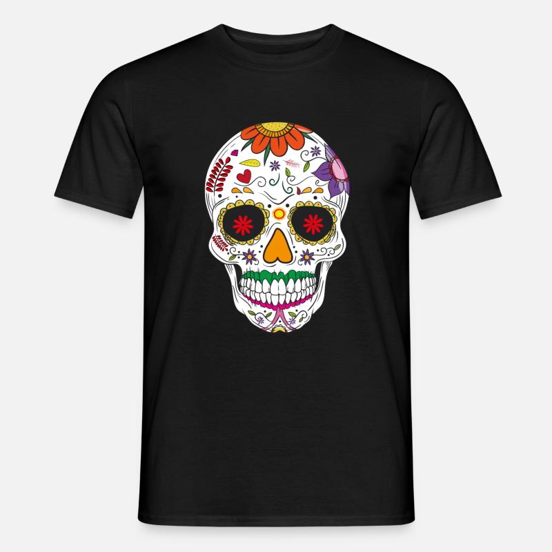 Skull - Männer T-Shirt - Schwarz