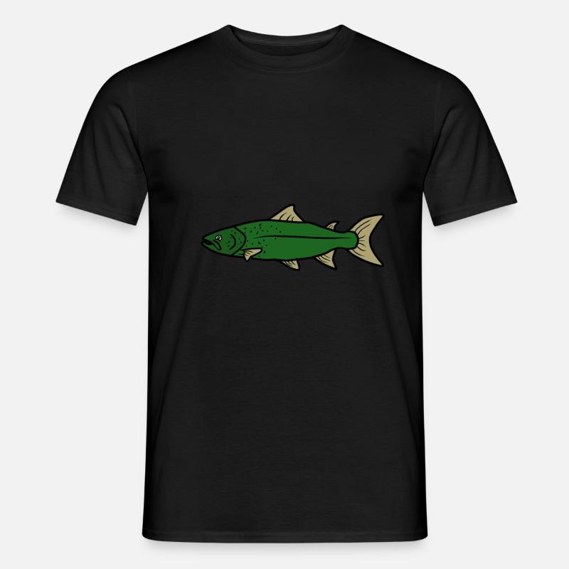 fish - Men's T-Shirt - black