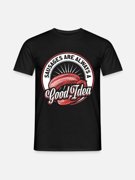sausage - Men's T-Shirt - black