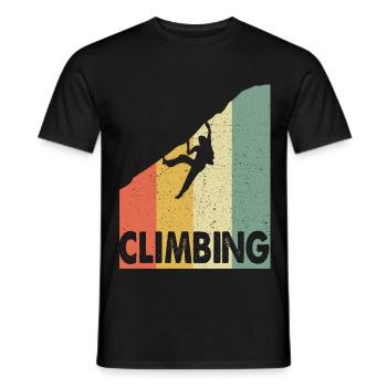 escalade - T-shirt homme - noir - Devant - AI Model Male 178 light (178cm)