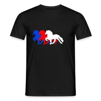 Toelter reihe - Männer T-Shirt - Schwarz - Vorne - AI Model Male 178 light (178cm)
