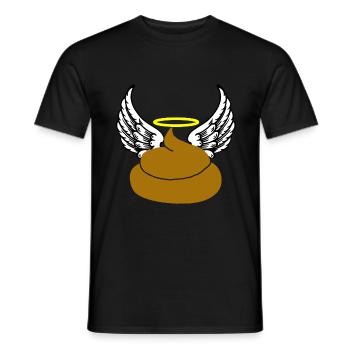 Holy Shit - Men's T-Shirt - black - Front - AI Model Male 178 light (178cm)