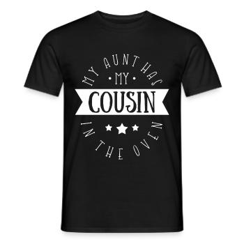 cousin - T-shirt homme - noir - Devant - AI Model Male 178 light (178cm)