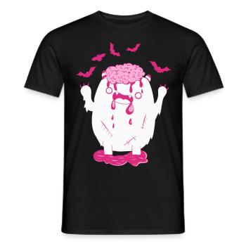 Halloween Monster - T-shirt homme - noir - Devant - AI Model Male 178 light (178cm)