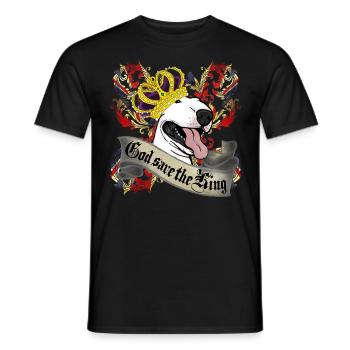 King Bull Terrier - T-shirt homme - noir - Devant - AI Model Male 178 light (178cm)