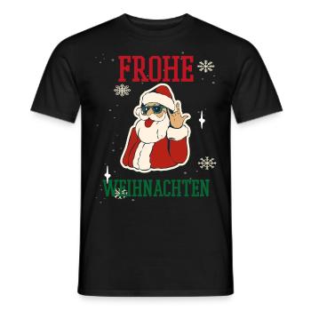 Weihnachten Feiertage Familie - Männer T-Shirt - Schwarz - Vorne - AI Model Male 178 light (178cm)
