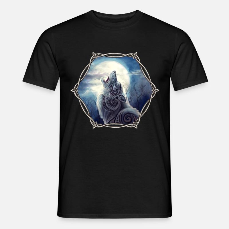 Freki - Männer T-Shirt - Schwarz