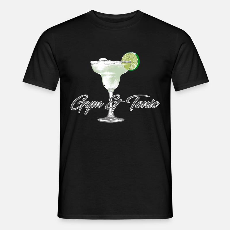 Gym tonic - Männer T-Shirt - Schwarz
