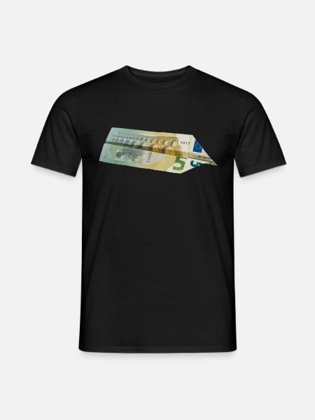 5-Euro-Schein - Männer T-Shirt - Schwarz