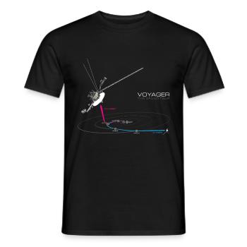Voyager - Le Grand Tour - T-shirt homme - noir - Devant - AI Model Male 178 light (178cm)