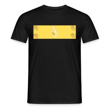as - T-shirt homme - noir - Devant - AI Model Male 178 light (178cm)
