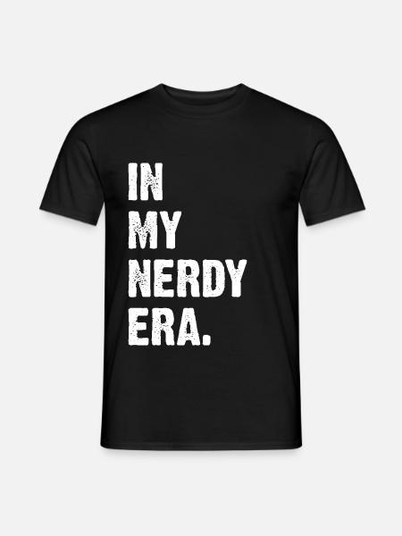 In My Nerdy Era - Men's T-Shirt - black