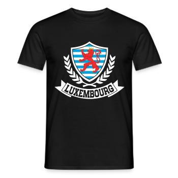 Luxembourg - T-shirt homme - noir - Devant - AI Model Male 178 light (178cm)