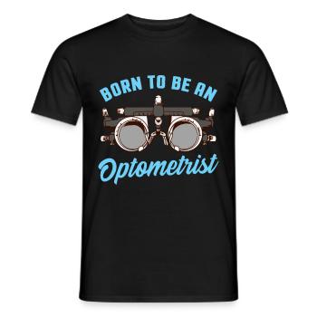 Optometrist optician gift ophthalmologist - Men's T-Shirt - black - Front - AI Model Male 178 light (178cm)