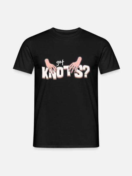 Lustige Massage Therapeutin bekam Knoten Massage-T - Männer T-Shirt - Schwarz