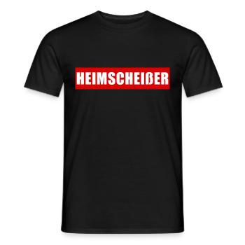 Ich Kack Zuhause - Heimscheißer - Männer T-Shirt - Schwarz - Vorne - AI Model Male 178 light (178cm)