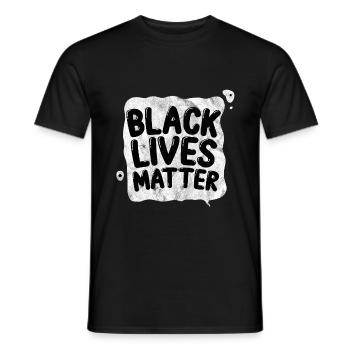 BLACK LIVES MATTER - T-shirt homme - noir - Devant - AI Model Male 178 light (178cm)