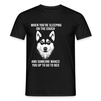 Rauque - T-shirt homme - noir - Devant - AI Model Male 178 light (178cm)