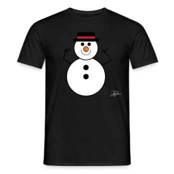 Christmas Christmas Christmas holiday season - Men's T-Shirt - black - Front - AI Model Male 178 light (178cm)