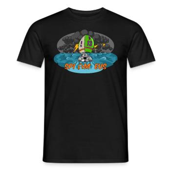 Spi am eus ! - T-shirt homme - noir - Devant - AI Model Male 178 light (178cm)